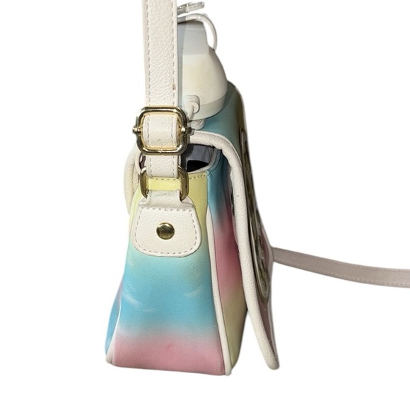 Betsey Johnson Pastel Mini Retro Phone Crossbody Shoulder Bag - Picture 8 of 16